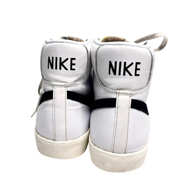 Nike Women’s Blazer amid 77 High Top White Leather Sneaker 10.5 - Image 4