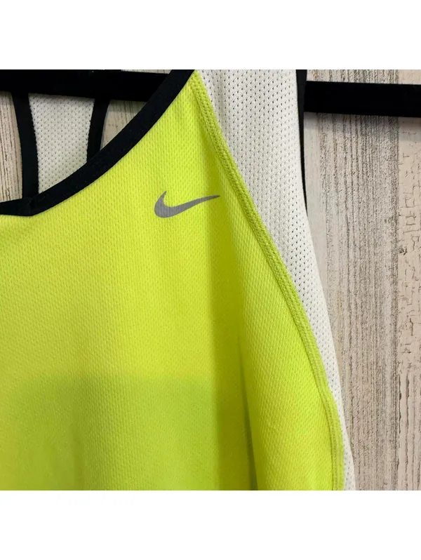 Nike Women’s XS Dri-Fit Racerback Tank Top Neon Green - Image 5