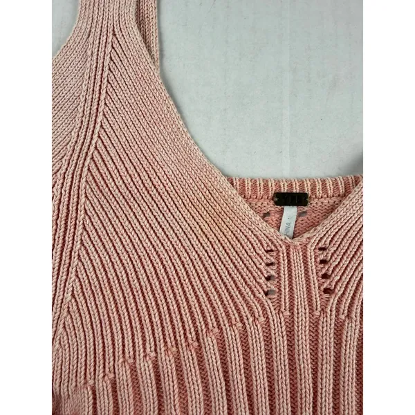Young Fabulous & Broke Pink Crop Tank Top - Size L - Image 4