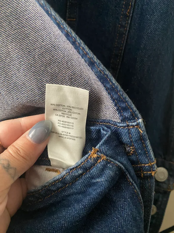 Aritzia Sunday Best Denim Overalls Medium - Image 10