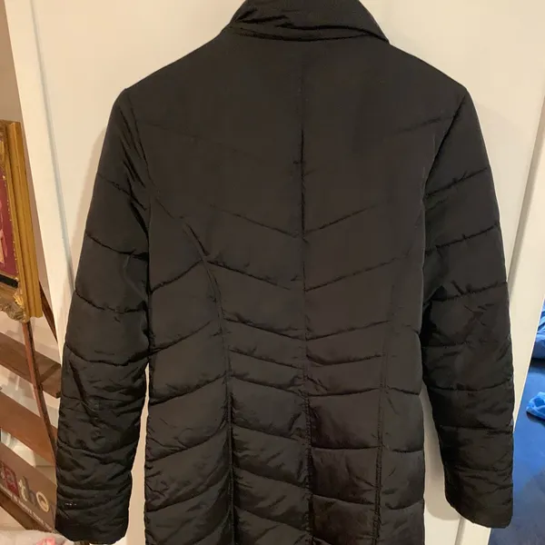 Tommy Hilfiger long black jacket EUC - Image 2