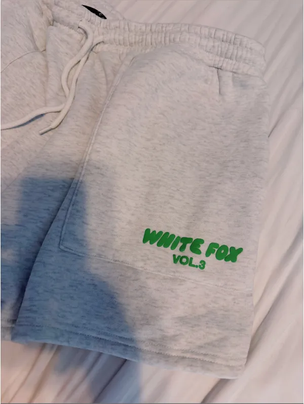 White Fox Boutique grey sweatshorts - Image 4