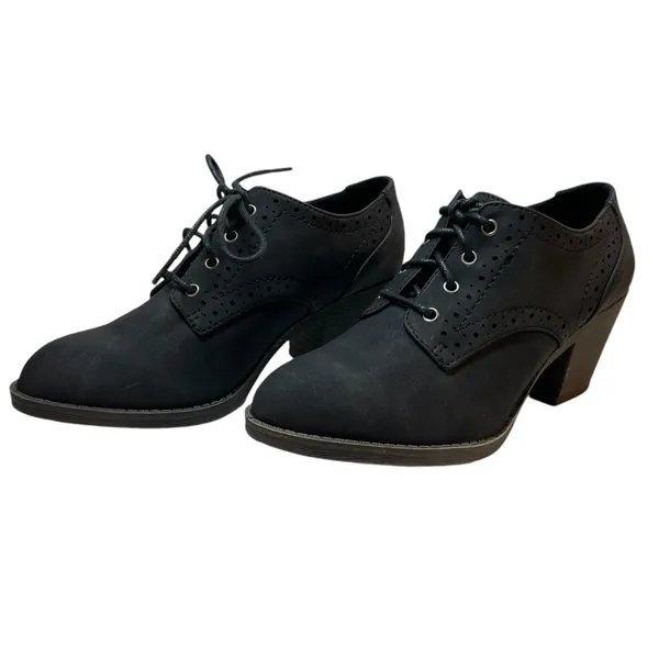 ROCKET DOG Selina Lane Black Faux Leather Lace Up Booties Shoes - Size 6 - Image 2