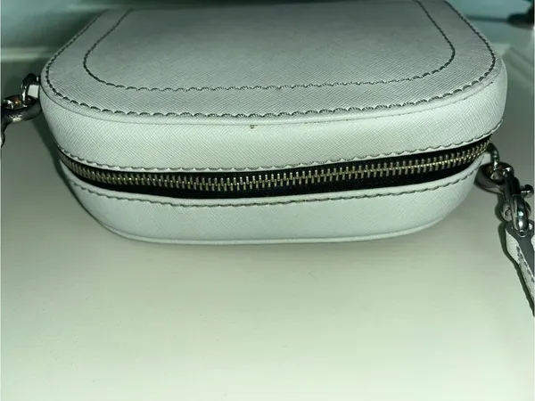 Marc Jacobs Storm Grey Leather Mini Crossbody Bag - Image 8