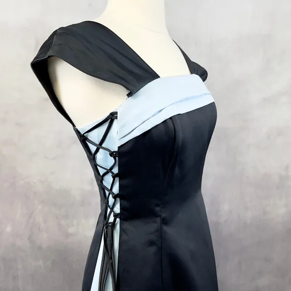 Vtg Urban Girl Nites Gown Dress Womens 7/8 Lace Up‎ Y2K Regency Prom Fairy Tale - Image 4