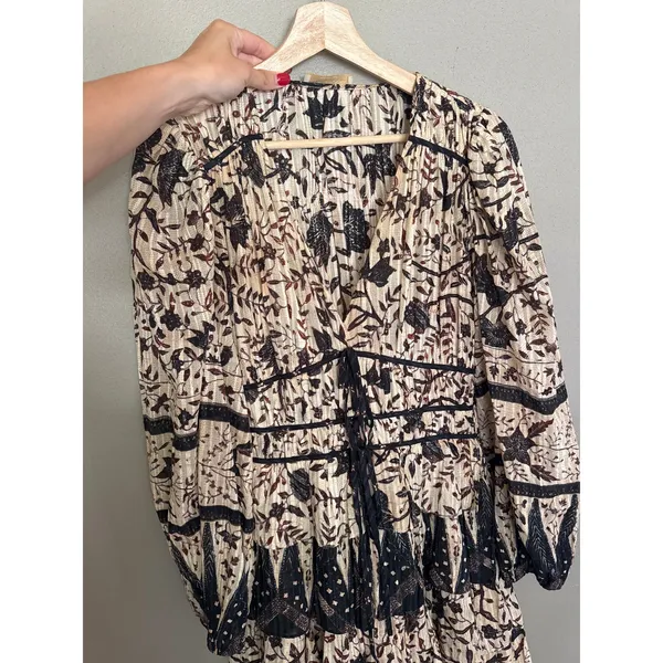 ULLA JOHNSON Nina Long Sleeve Mini Dress Size 4 - Image 8
