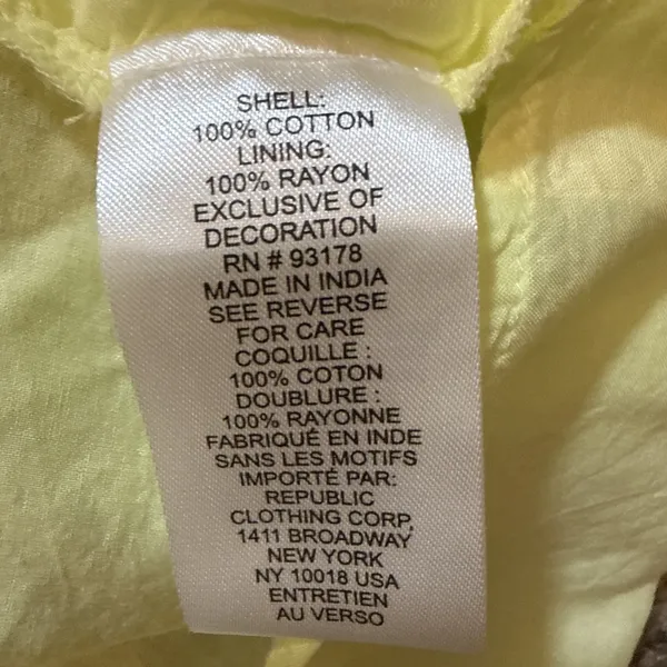 Anthropologie Haute Hippie Yellow Maxi Peasant Dress Gardenparty Boho Sz XS - Image 6