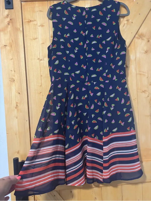 🍉 Maison Jules Watermelon Print Fit & Flare Dress – Size‎ L Excellent condition - Image 6