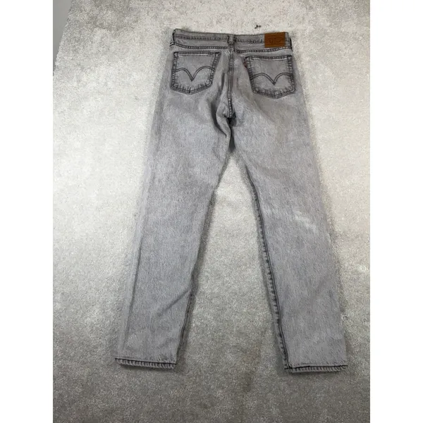 womens levis wedgie‎ jeans gray wash premium denim 28 - Image 7