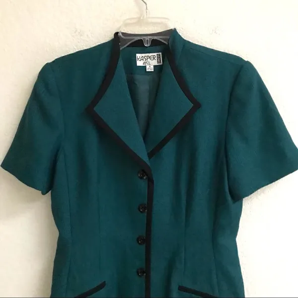 Vintage Kasper button front suit dress 8‎ - Image 2