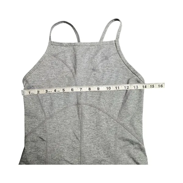 Free People Side To‎ Side Performance Gray Jumpsuit Size: M - Image 4