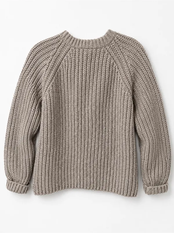 Womens Small Gray Chunky Knit Cardigan Sweater Button Front Oversized Cozy - Image 6