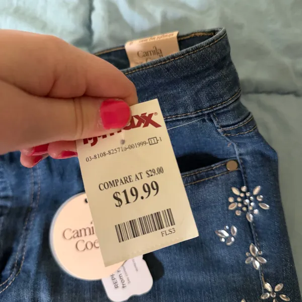Flower straight leg jeans - Image 6