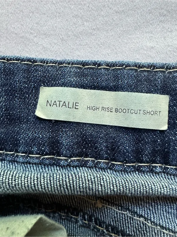 KUT from the Kloth Natalie High Rise Bootcut Short Jeans 10S Dark Wash - Image 4