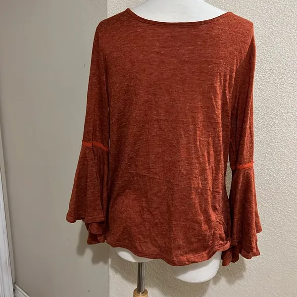 NWT Miss Me western been sleeves Blouse size S - Image 6