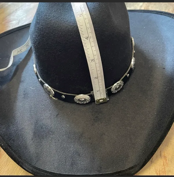 Cowboy Faux Suede Rodeo Hat - Image 5