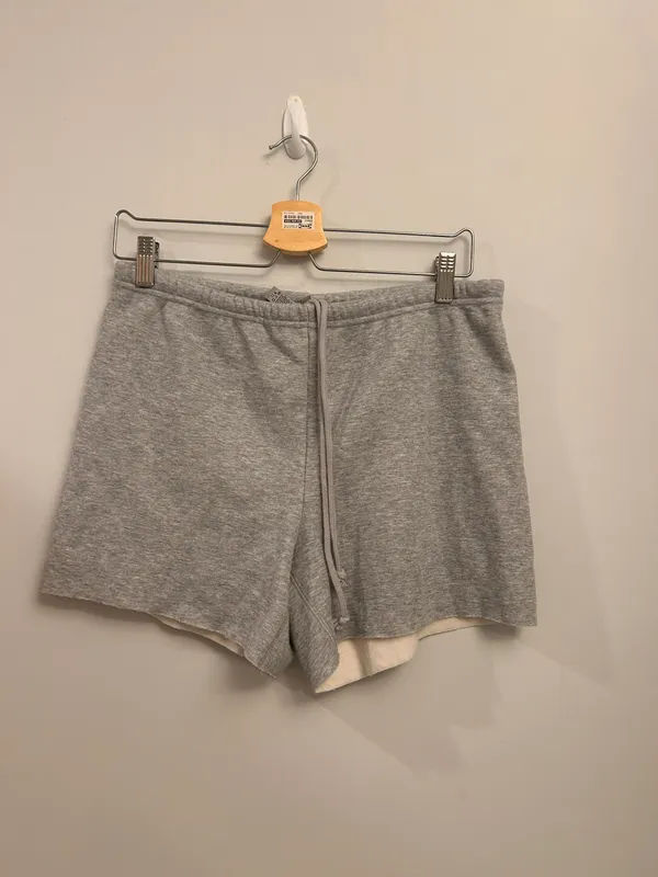 SKIMS COTTON FLEECE CLASSIC SHORT Heather Grey Medium - Image 12