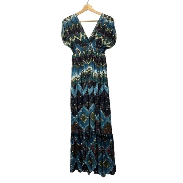 Anthropologie TRYB Markus Brevick Printed‎ Maxi Dress XS $188 - Image 3