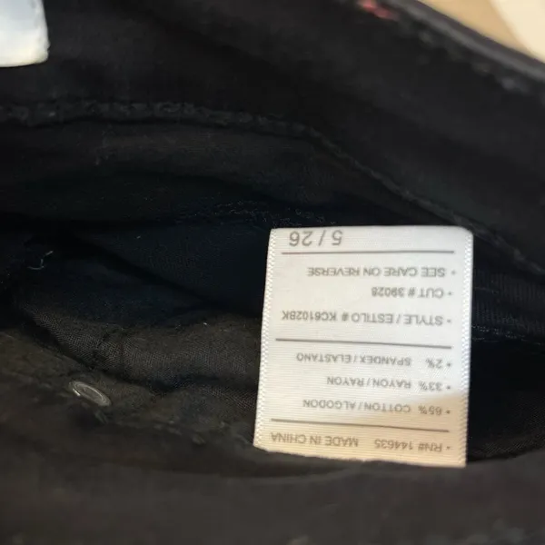 KanCan Flare Jeans Black Denim Size 26 - Image 8
