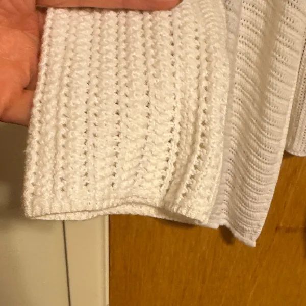 Jones New York White Open-Front Cardigan - Image 2