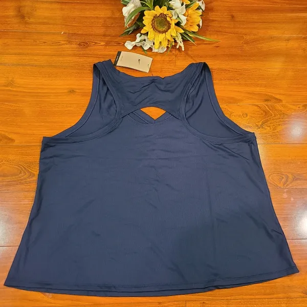 Nike Blue Athletic Tank Top Size 1X - Image 2