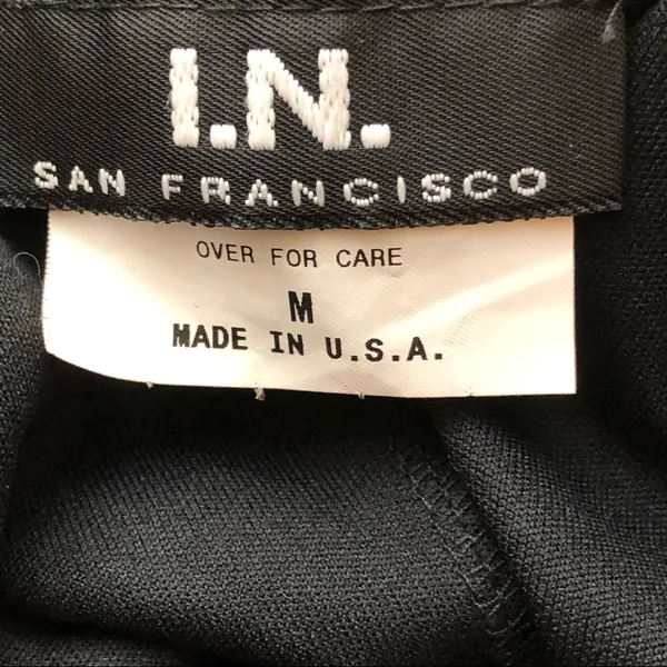I.N. San Francisco Black M Strapless Shimmery Tulip Asymmetrical Dress Fit & Flare Night Out Shiny - Image 9