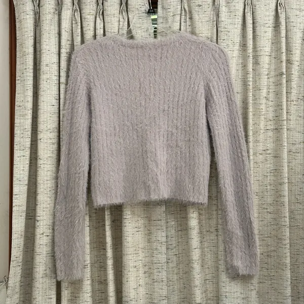 ASTR The Label Amanda V-Neck Fuzzy Cardigan - Image 6