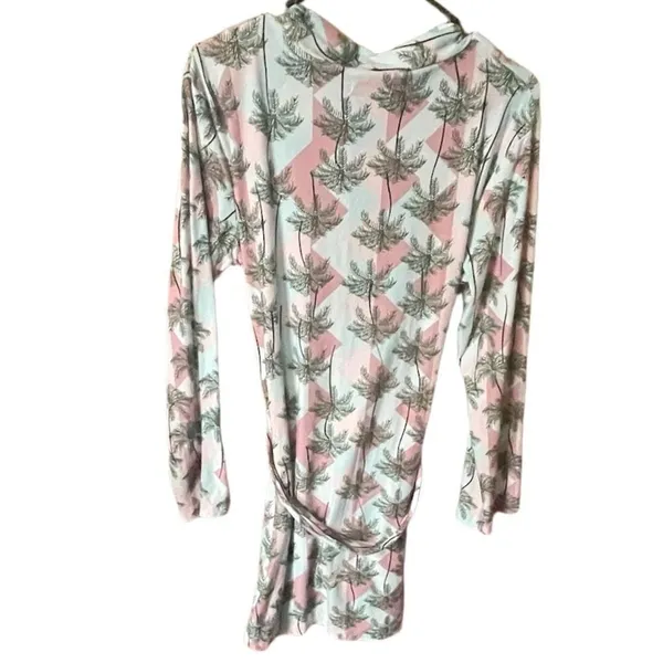 JV Joan Vass size L palm  print robe. - Image 2
