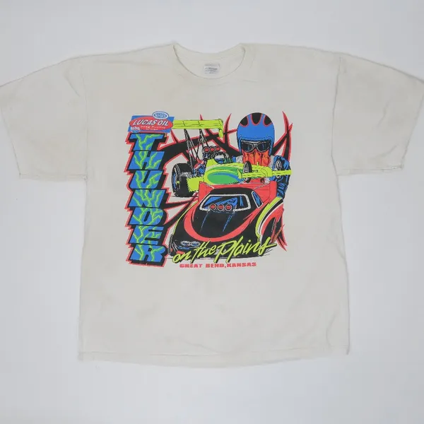 Gildan Thunder on the Plains NHRA Drag Racing Graphic T-Shirt - Image 2