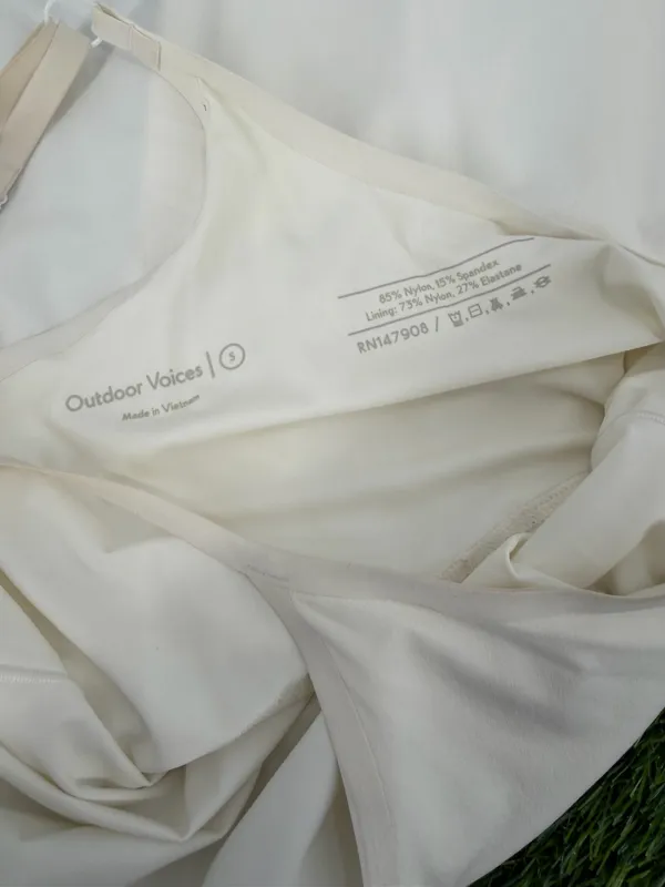 Outdoor Voices White 'The Exercise' Dress flawed - Image 7