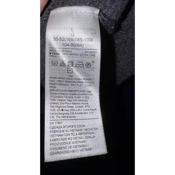 Banana Republic Italian Merino Wool Turtle Neck Sweater Women's LG‎ Warm Baruffa - Image 6