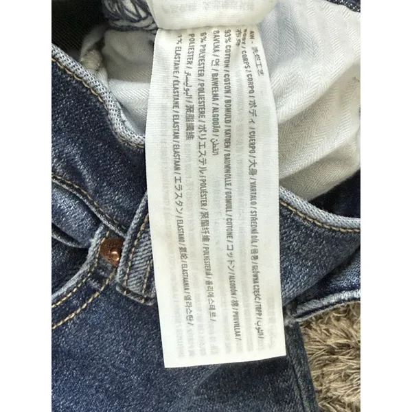 Abercrombie & Fitch The Flare Jeans Women’s Size 0/25 Blue Denim Boho High Rise - Image 10