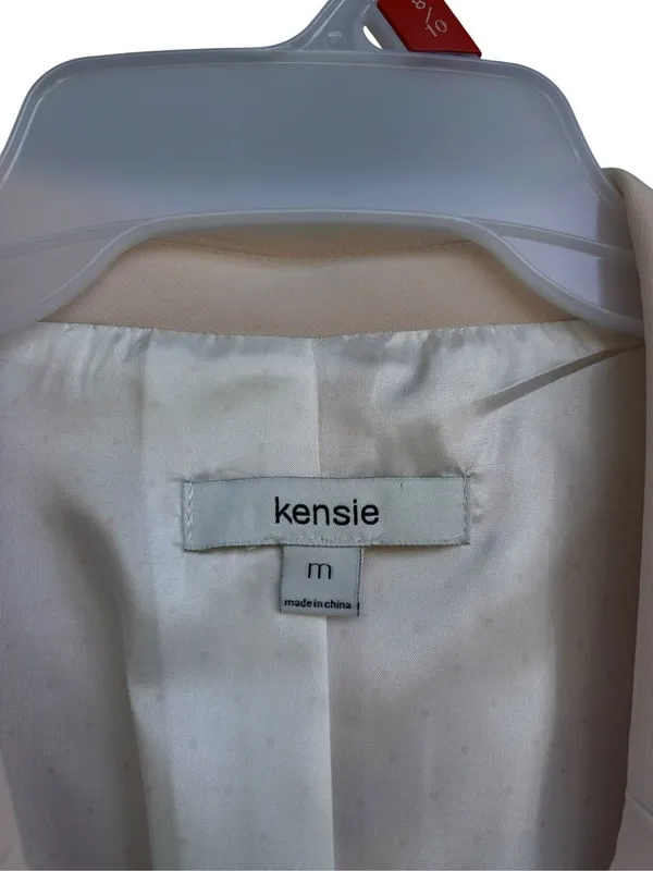 NWT Kensie Long Sleeve Blazer Light Pink Size M - Image 2