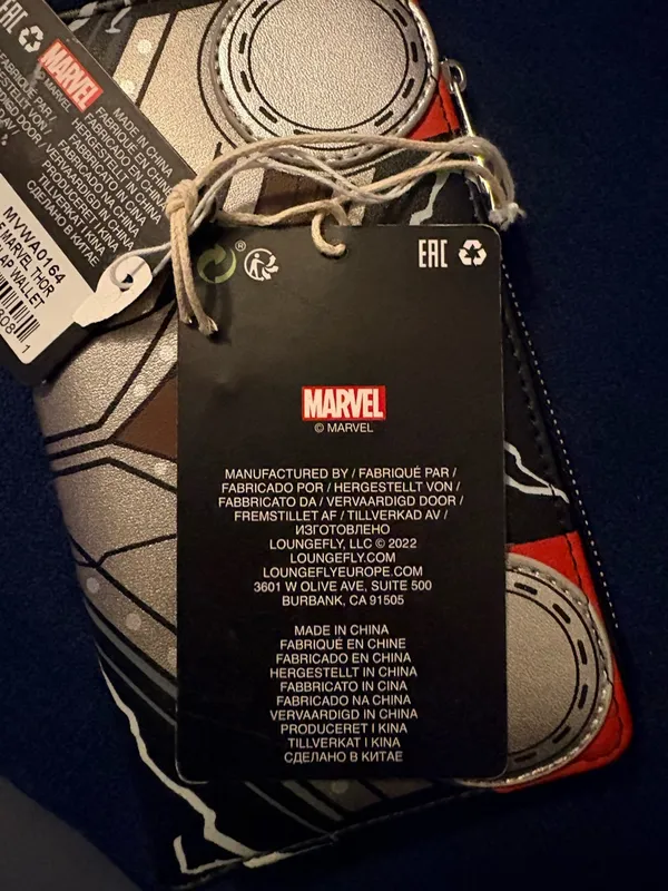 Loungefly Marvel Thor: Love and Thunder Armor Cosplay Flap Wallet. New With Tags - Image 5