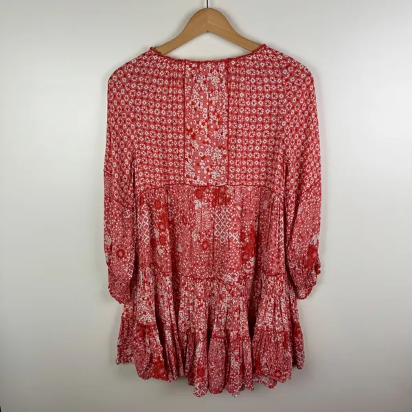 Poupette St Barth Tesorino Mini Dress Size S/M Tunic‎ Flowy Resort Beachy Boho - Image 6