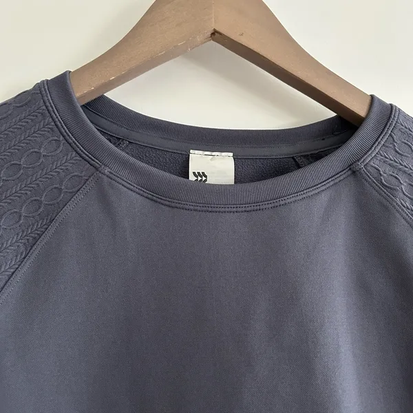 All in Motion Fleece Lined Top Gray Size XL 14 - Image 2