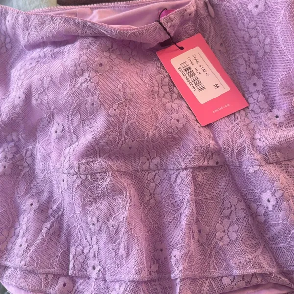 Edikted Lyra Lace Mini Skirt M NWT - Image 3