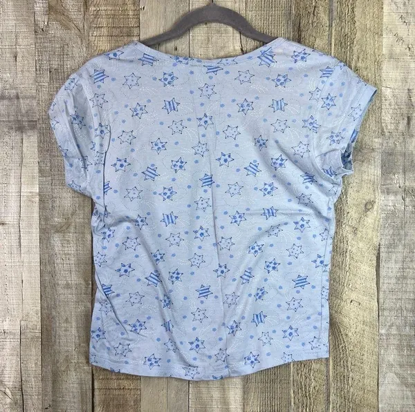 Personal Identity 2-pc Small PJ Set Top & Pants A Star Design Drawstring… - Image 3