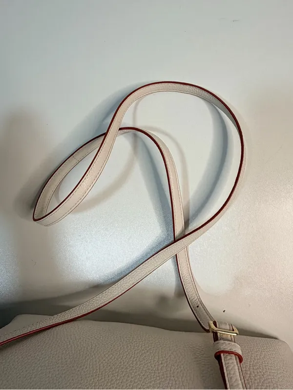 Coach Chalk Crossbody with Pink Trim and Blue Accent - Image 10