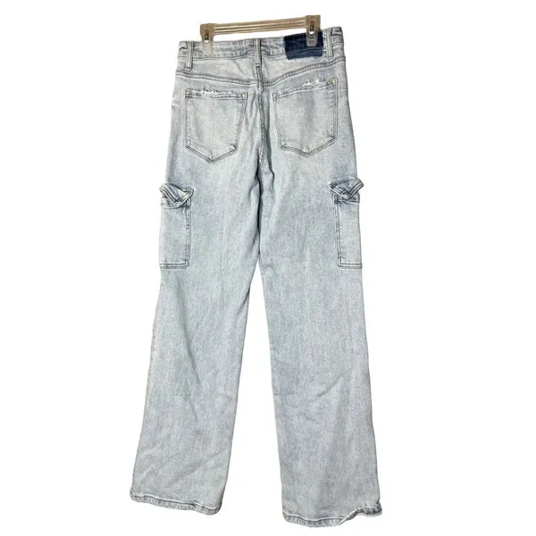 Vervet Jewel 90’s Vintage‎ Straight Cargo Jeans Size 26 - Image 6