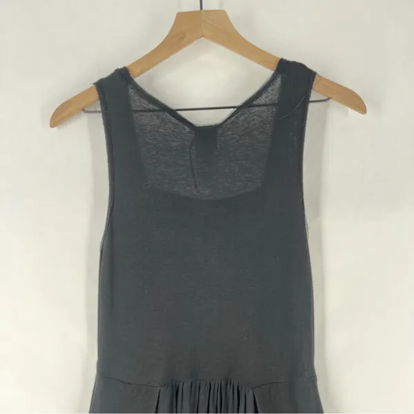 Lunn‎ by Lilith Black Lightweight Cotton Dress Mesh Trim Fit & Flare Pockets - Image 9