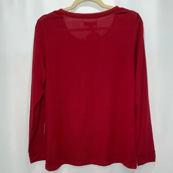 NWT Rae Dunn Merry Graphic Top - Image 3