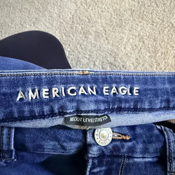 American Eagle Womens Hi-Rise Jegging Next Level Stretch Skinny Jeans Sz 10 29” - Image 4