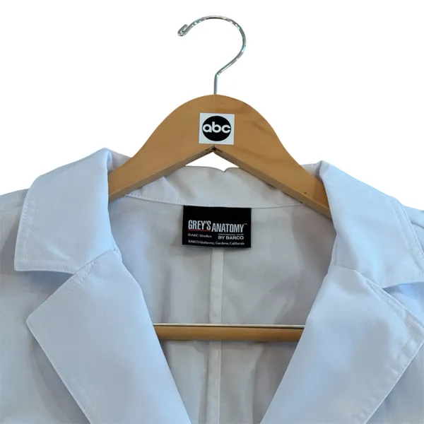ABC STUDIOS GREY’S ANATOMY TV Clothes large NWT WITH COSTUMES DEPARTMENT TAG white lab coat - Image 5