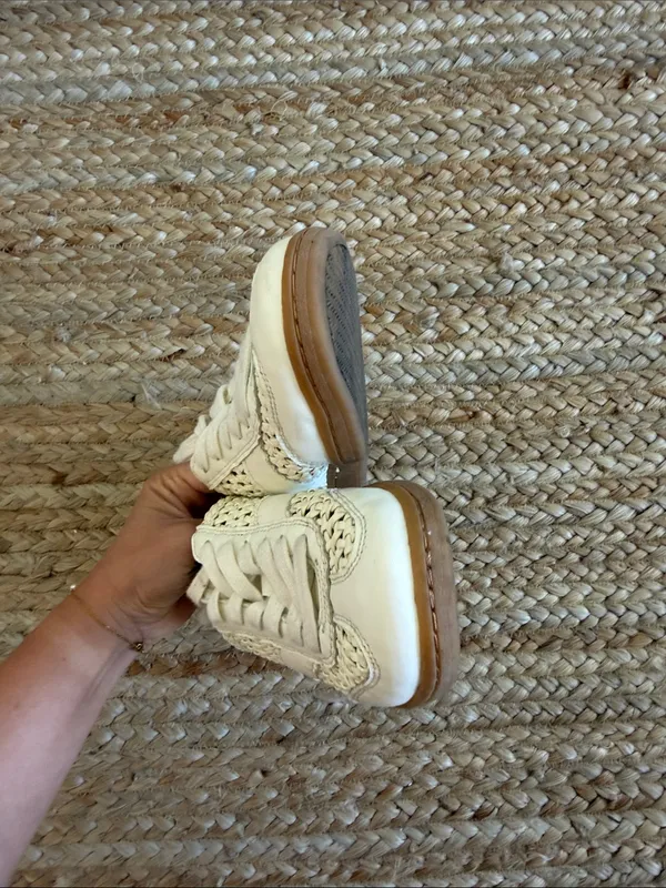 Woven Mule Sneakers White Size 7.5 - Image 5