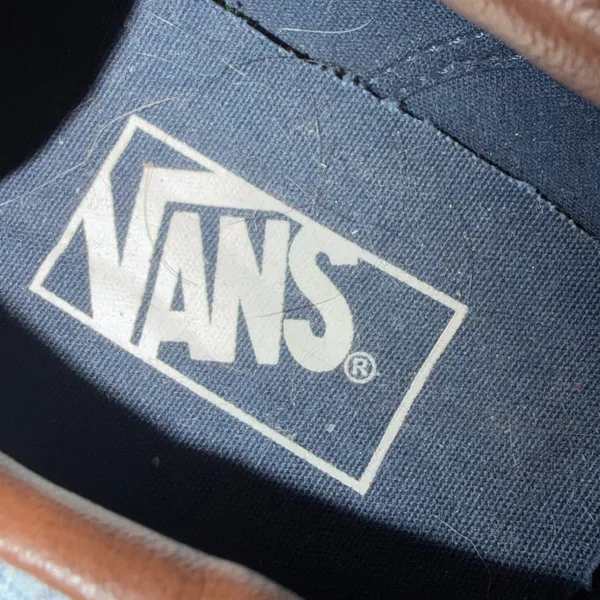 Vans Womens Size 8.5 Era 59 Plaid Skate Shoes Blue‎ Yellow Canvas Sneakers Retro - Image 4