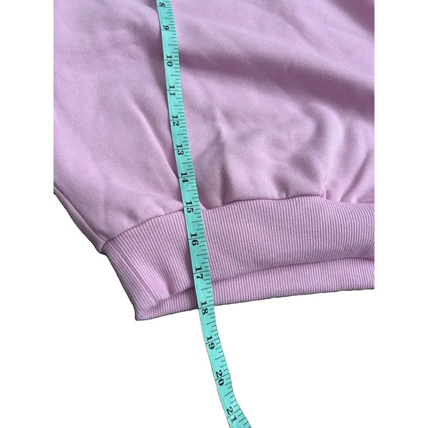 ALO Yoga NWT Cropped Accolade Crewneck Pullover Candy Heart Pink Size XS - Image 6