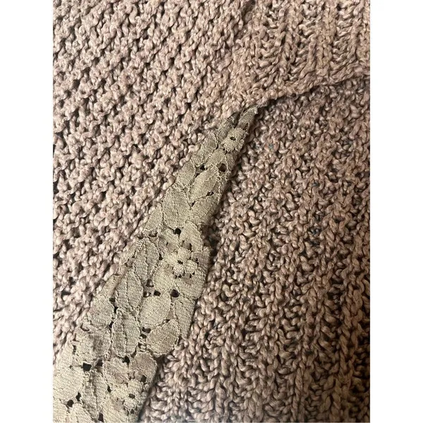 Anthropologie sweater by Knitted & Knotted brown sz Medium - Image 4