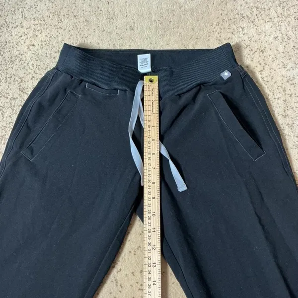 FIGS Technical Collection‎ Black Scrub Jogger Pants XS TW2021 Drawstring Medical - Image 7