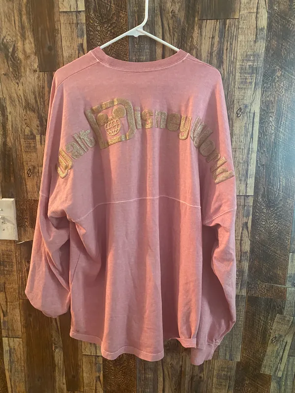 Disney Authentic Parks Spirit Jersey Walt World Peach Shirt size large. Never worn - Image 3